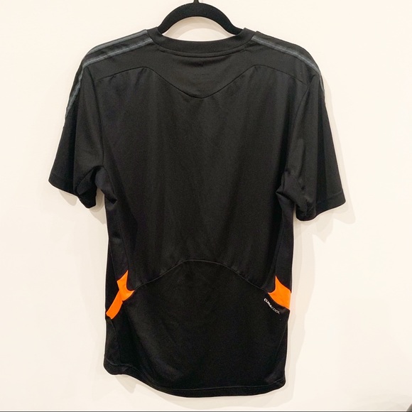 Adidas Climacool | Short Sleeve Black Orange Shirt - Picture 4 of 5